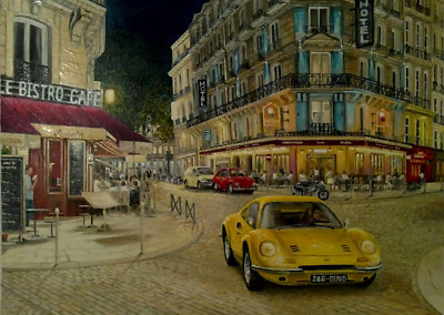 paris '' lateinischer stil '' Original Ölgemälde