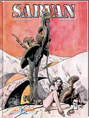 SARVAN GESAMTAUSGABE (1-3) HC VZA + signed Artprint JORDI BERNET Torpedo,Andrax