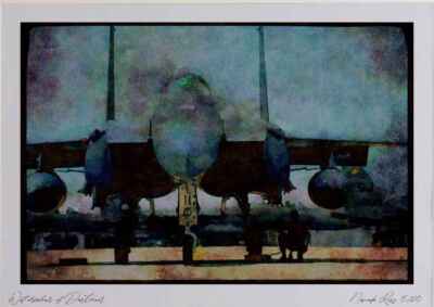 Air Force 396050 F 15E Strike Eagle Watercolour Picture Ltd Ed A3