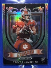 2021 Prizm Draft Picks Trevor Lawrence Silver Prizm Crusade Rookie RC #161 