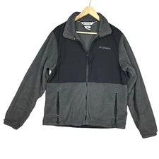 Columbia Men's Interchange Jacket Size M Full Zip Gray Black