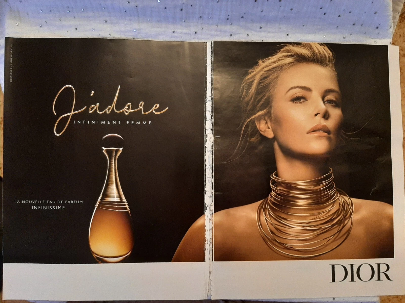 Publicité papier Parfum. Perfume Ad C. Dior J'adore infinissime de 2020