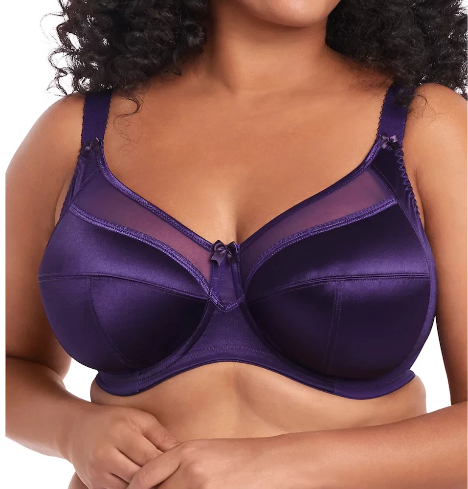 GODDESS Keira PURPLE Bra #GD6090 Banded Underwire US Size 40L NWOT MSRP $48