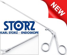 KARL STORZ 8594 TC Steiner Laryngoforce II 12mm Jaws Curved Right Scissors 10"