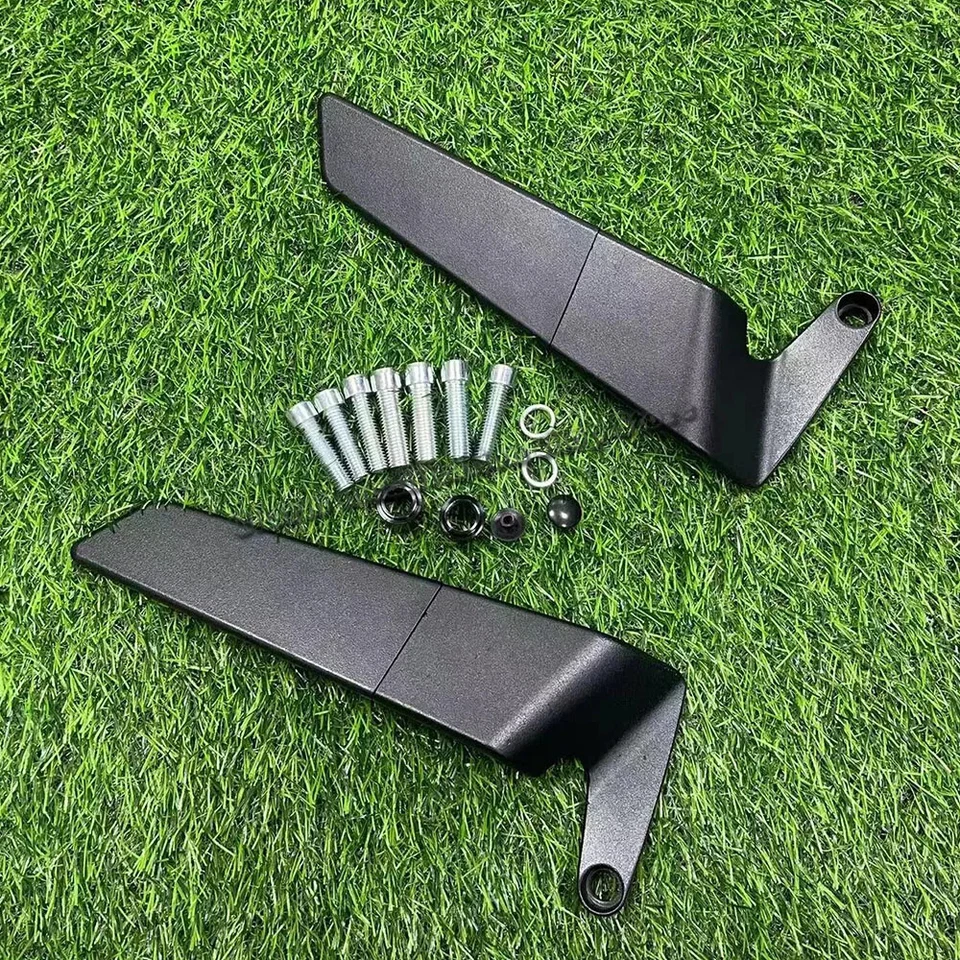 Fixed wind wing modified blade Honda CB 750 Hornet motorcycle rearview mirror - Image 4 of 4