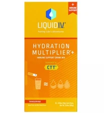 Liquid I.V. HYDRATION MULTIPLIER+ Immune Support Drink Mix TANGERINE 6ct 12/2025