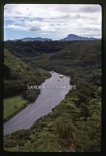 1981 Slide Smith Fern Grotto Tour Boats Goin Up Wailua River Kauai Hawaii #4241
