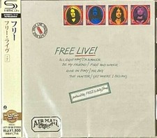 Free SEALED BRAND NEW CD SHM-CD "Free Live  7" Bonus Tracks Japan OBI