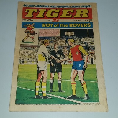 TIGER AND JAG 25TH APRIL 1970 IPC MAGAZINES BRITISH WEEKLY COMIC 