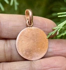 1Pc Pure Copper Healing Circle Pendant Locket, Jewelry, Spiritual Kriya Pendant