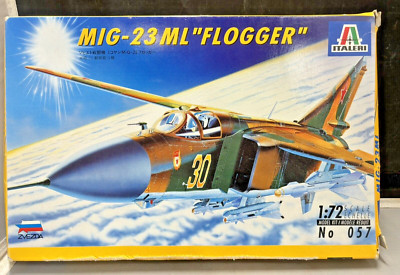 Italeri MIG-23 ML Flogger 057 1:72 FS Model Kit - NIB - MS3 | eBay