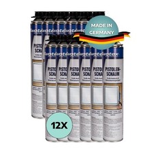 Pistolenschaum Bauschaum PU Schaum Montageschaum 12 x 750ml