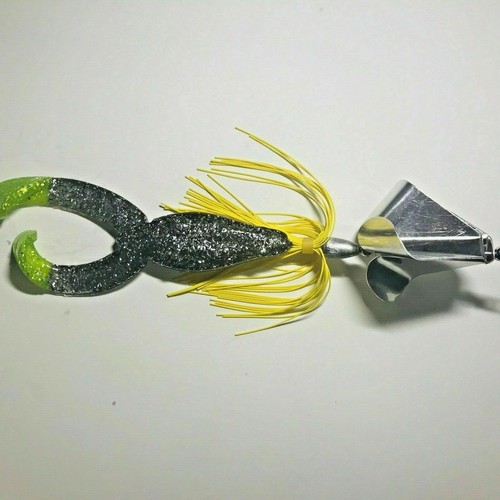 The Crazy Clacker 1/2oz Quad Aluminum Blade Buzzbait w/Skirt & Frog eBay