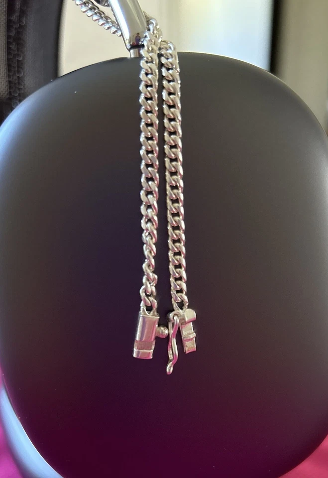 Cadena PERUANA de plata esterlina 950 genuina de 24 pulgadas de 20 gr Foto 2 de 3