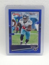 Jayon Brown 2020 Donruss Football - BLUE #250 - Tennessee Titans