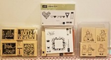STAMPIN' UP STAMP SETS  CLING AND WOOD MOUNT  YOU CHOOSE  NEW  PREOWNED