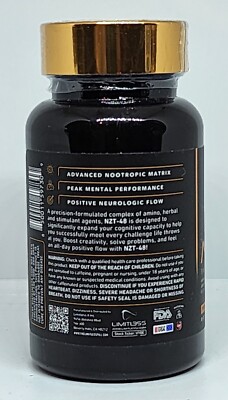 dihexa nzt-48 Limitless Premium The Ultimate Brain Booster Supplement 30 Caps Exp 07/28 Peptide Therapy for Gut Specialized Testing Size:12″×18″