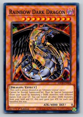 Rainbow Dark Dragon SDCB-EN008 Structure Deck: Legend of the Crystal Beasts