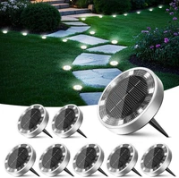 8 StüCk Solar Bodenleuchten Aussen, 8 Led Solarlampen FüR AußEn Garten Wetterfes