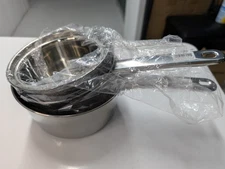 2 Stainless Steel Sauce Pans Set