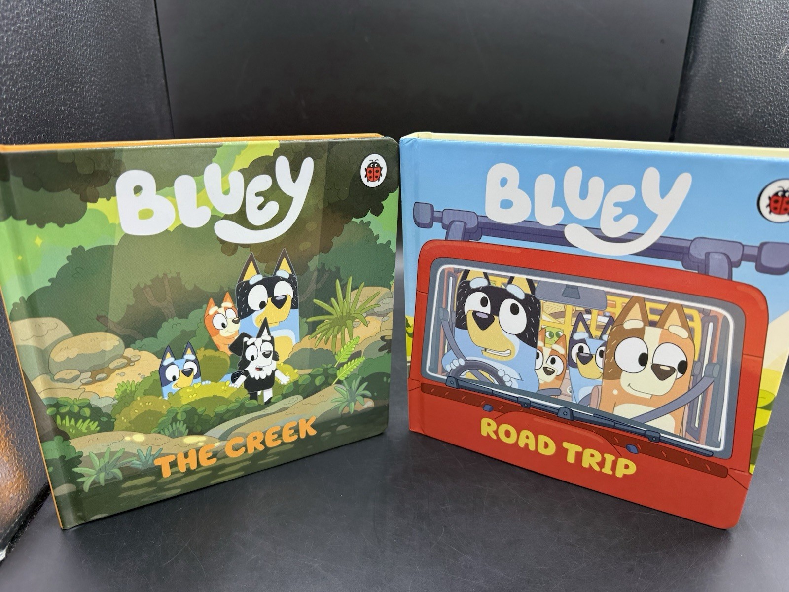 Bluey The Creek & Road Trip Thick Cardboard Board Books / Storybooks - Brand New