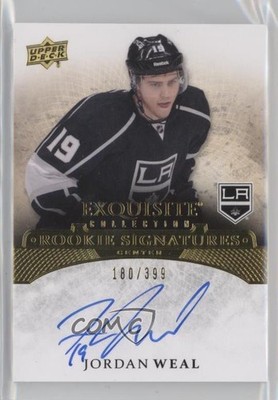 2015 Upper Deck Ice Exquisite Rookie Signatures 180/399 Jordan Weal Auto RC 0a3