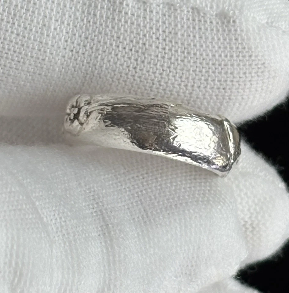 TIFFANY & Co. Nature Rose Flower Ring Sterling Silver 925 Band Size 5 Vintage - Image 4 of 4