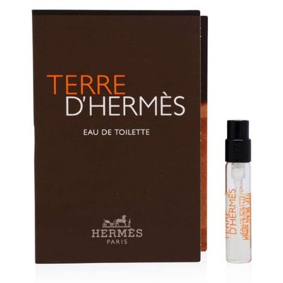Hermes Terre d Hermes 0.0 oz / 2ml EDT Spray Vial Men Perfume Sample Travel New