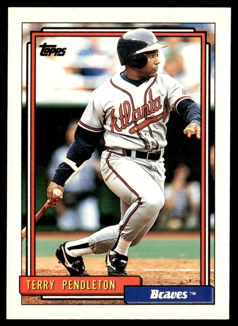 1992 Topps Terry Pendleton Atlanta Braves #115