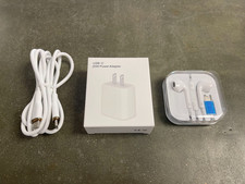 20W Charger USB-C Cable Type C Wired Headphones for iPhone 16 15 17 Series