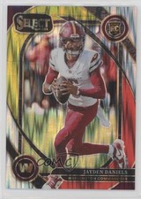 2024 Panini Select Club Level Red & Yellow Shock Prizm Jayden Daniels #217 ez6