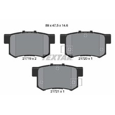 Satz Bremsbeläge Bremsklötze hinten für Honda Jazz 3 GE Legend 1 HS KA | 2428