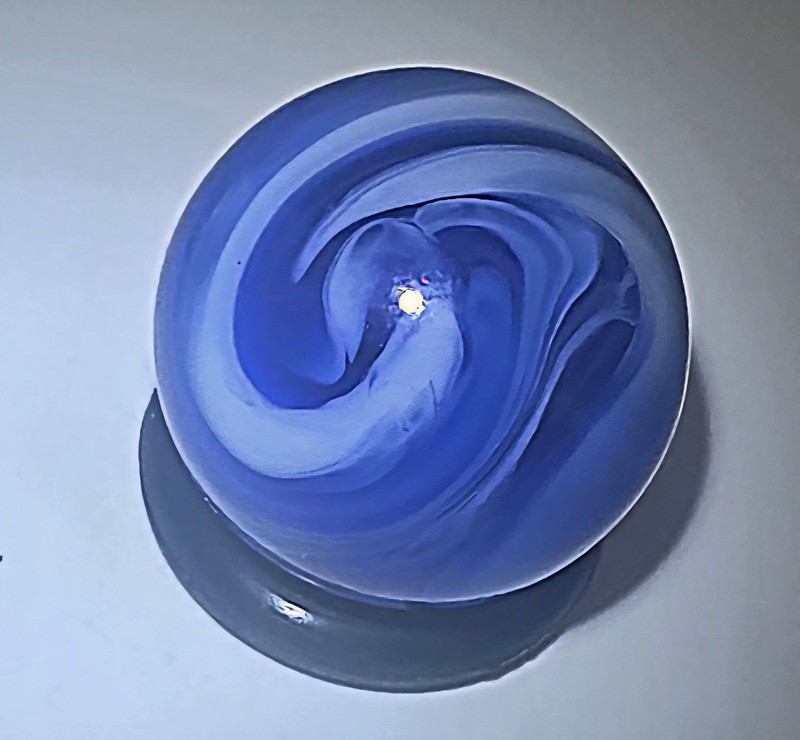 DARK BLUE SLAG MARBLE. 62" #171