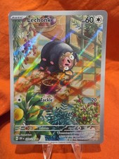 Pokemon TCG Lechonk SV03 Obsidian Flames 209/197 IR Full Art Holo 60 HP EN 2023