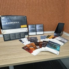 Native Instruments Komplete 5 Upgrade Retail Box Inc. DVDs Manuals Serial Number
