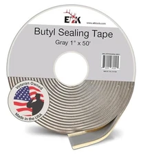  Butyl Seal Tape - Inch x 50 Feet - Weather Resistant, Strong & Durable - 1