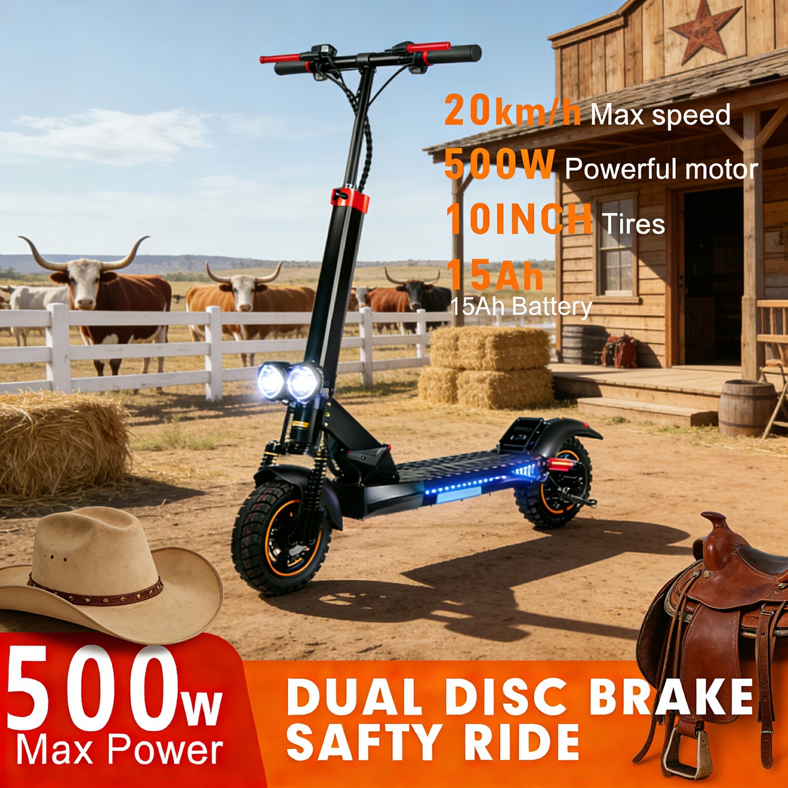 Lightweight Folding Scooter: 25mph, 30 Miles – Easy Storage, Big Adventure