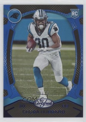 2021 Certified Rookies Mirror Blue 20/75 Chuba Hubbard #125 Rookie RC 1r17