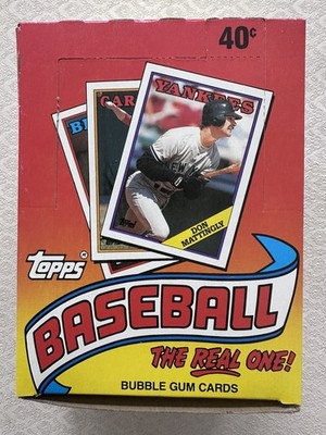1988 Topps Baseball Wax Box 36 Factory Sealed Pack *See variations for players*
