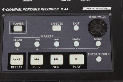 Roland R-44 4-Channel Portable Recorder W/Power supply adapter