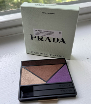 PRADA Dimensions 01 Portrait Eyeshadow Palette Brown/Purple 0.21oz