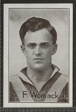 AMALGAMATED PRESS-FOOTBALL CAPTAINS 1926-#14- BIRMINGHAM - WOMACK 