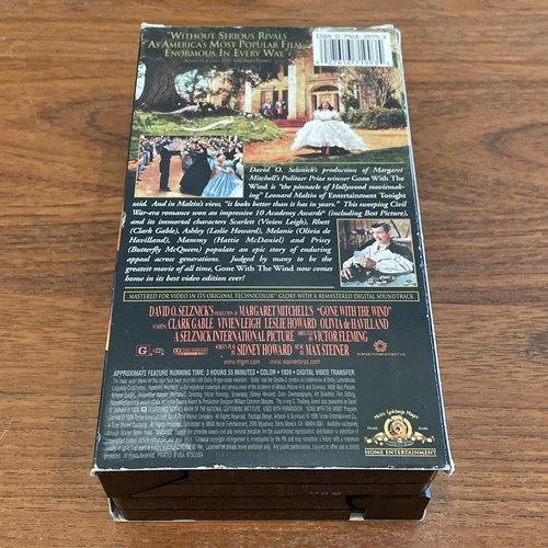 Gone With the Wind (VHS, 1998) - Good - 25% Off 2+!! - 第 4 张/共 6 张