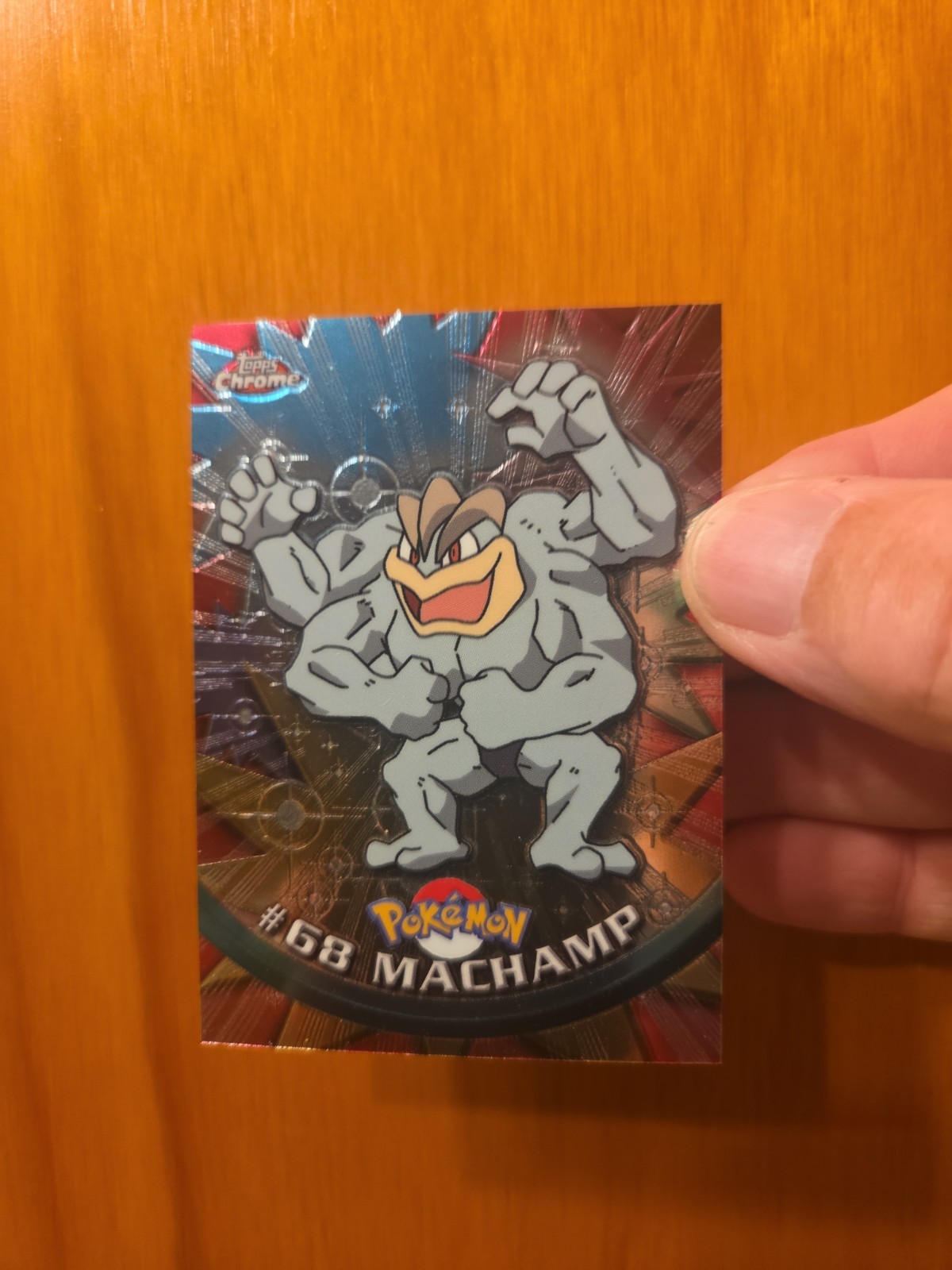 2000 Topps Chrome Pokémon Series 1 Machamp # 68