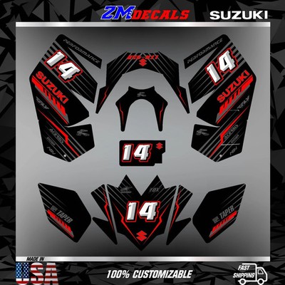 Kit Décalcomanies/graphismes Suzuki LTR 450 ATV – 2006 à 2014, Multicolore