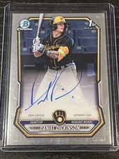 2026 Bowman Daniel Dickinson 1st Chrome Base Prospect Auto CPA-DD
