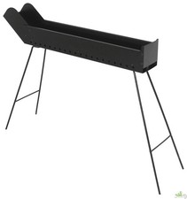 CUOCI SPIEDINI ACCIAIO 80x14x65h CM BARBECUE PER ARROSTICINI BRACIERE BBQ