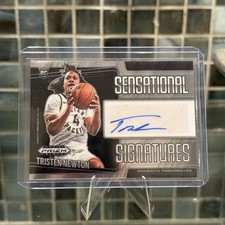 2024-25 Panini Prizm Black - Sensational Signatures Tristen Newton (AU, RC)