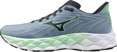 Mizuno Wave Sky 8 Herren Laufschuhe blau gepolstert Carbon Komfort Run Turnschuhe