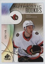 2024 Upper Deck SP Game Used Authentic Rookies Gold 136/149 Zack Ostapchuk 1s10